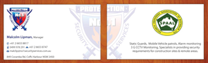 Visitenkarten-Design von Sbss für No. 1 Security Services Pty Ltd | Design: #3309537