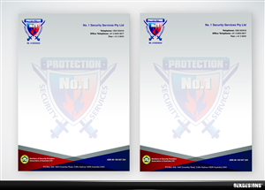 Business Card Design by gekgrfx for No. 1 Security Services Pty Ltd | Design: #3341419