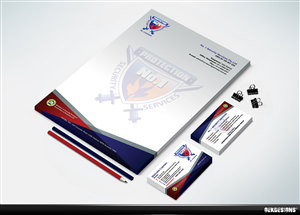 Business Card Design by gekgrfx for No. 1 Security Services Pty Ltd | Design: #3355181