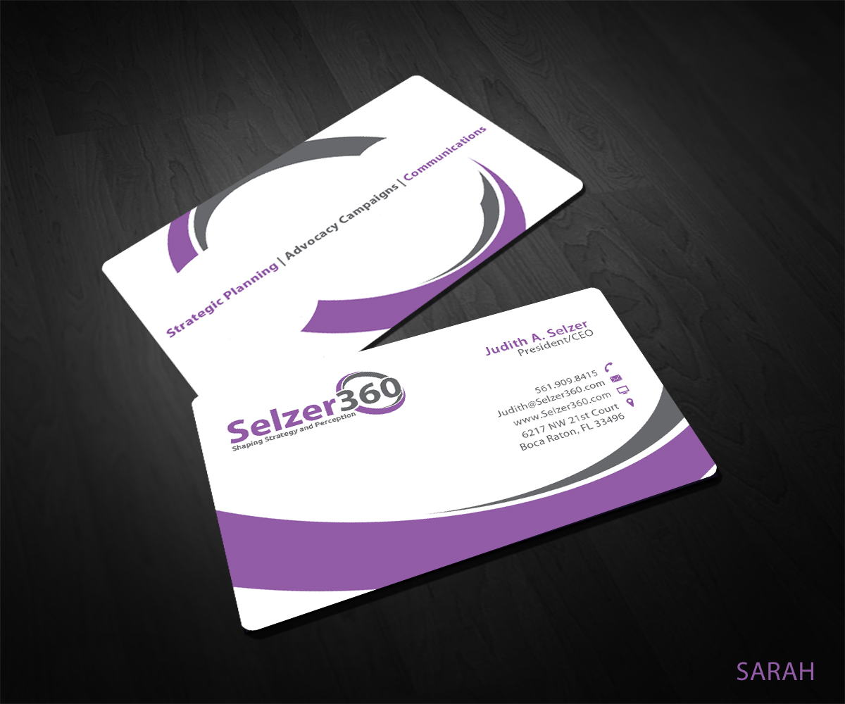 Business Card Design by Sarah Haroon for this project | Design #3309023