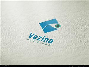 Vezina Opticians | Logo Design by HYPdesign