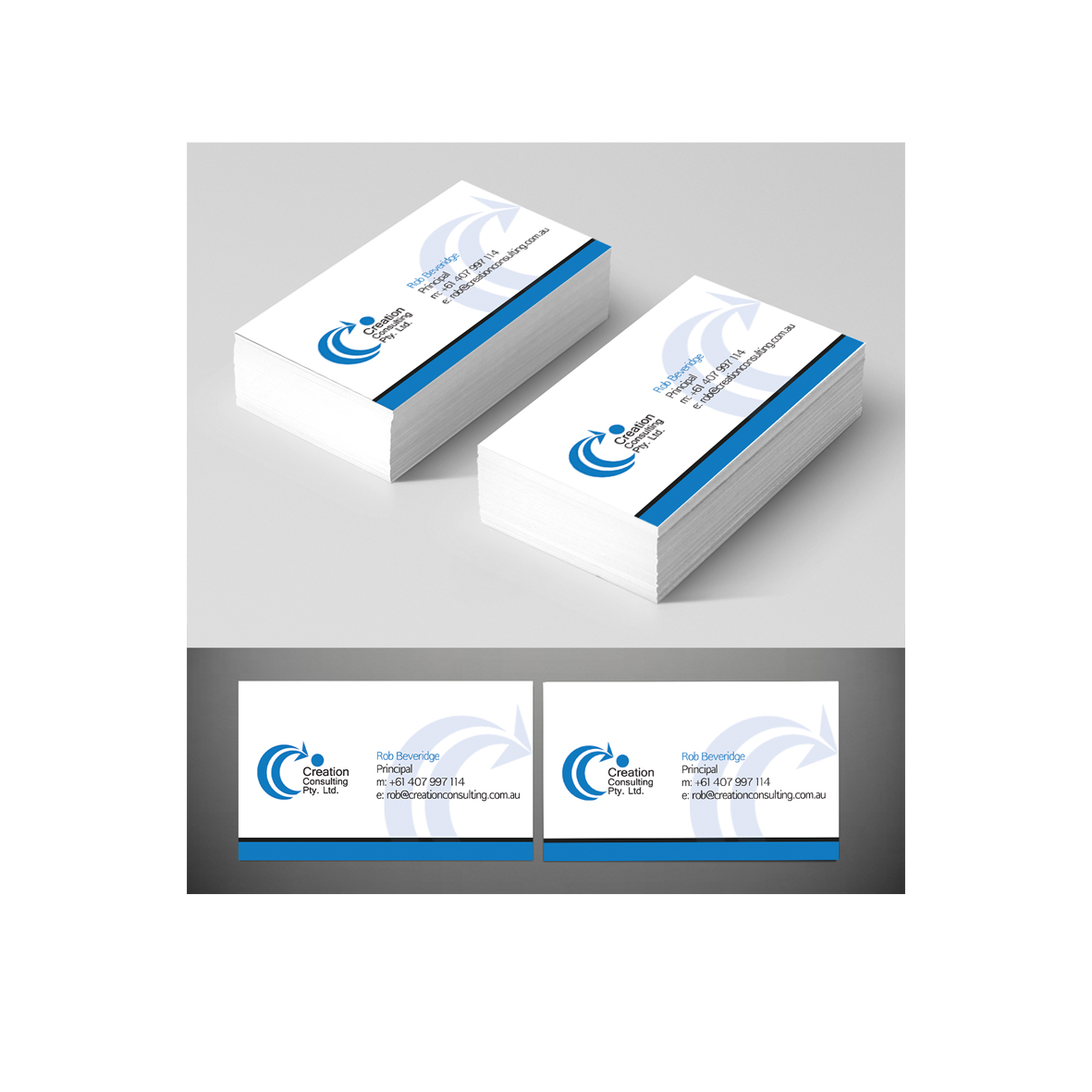 Business Card Design by Harshan for Creation Consulting | Design #3307370