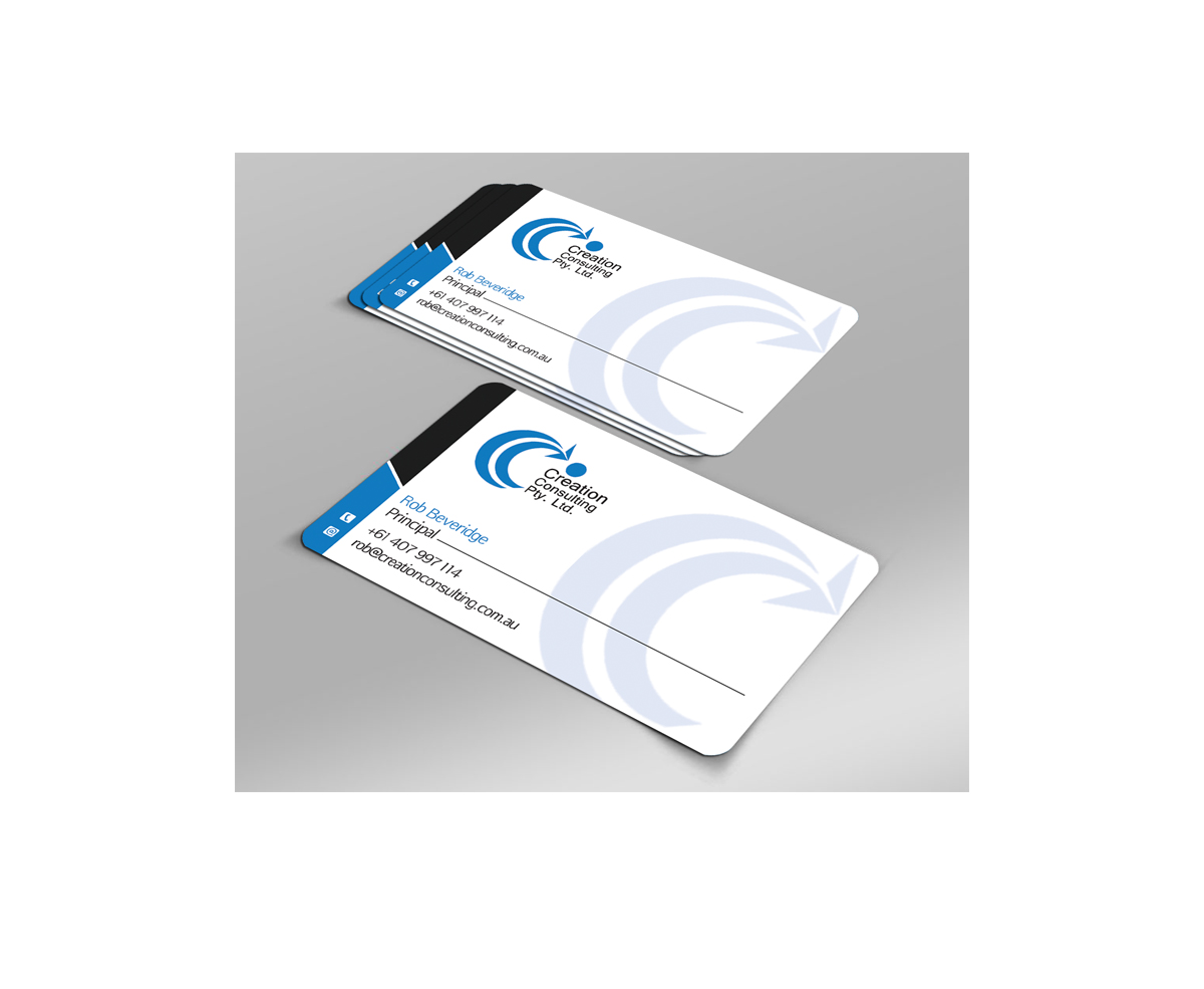Business Card Design by Harshan for Creation Consulting | Design #3307437