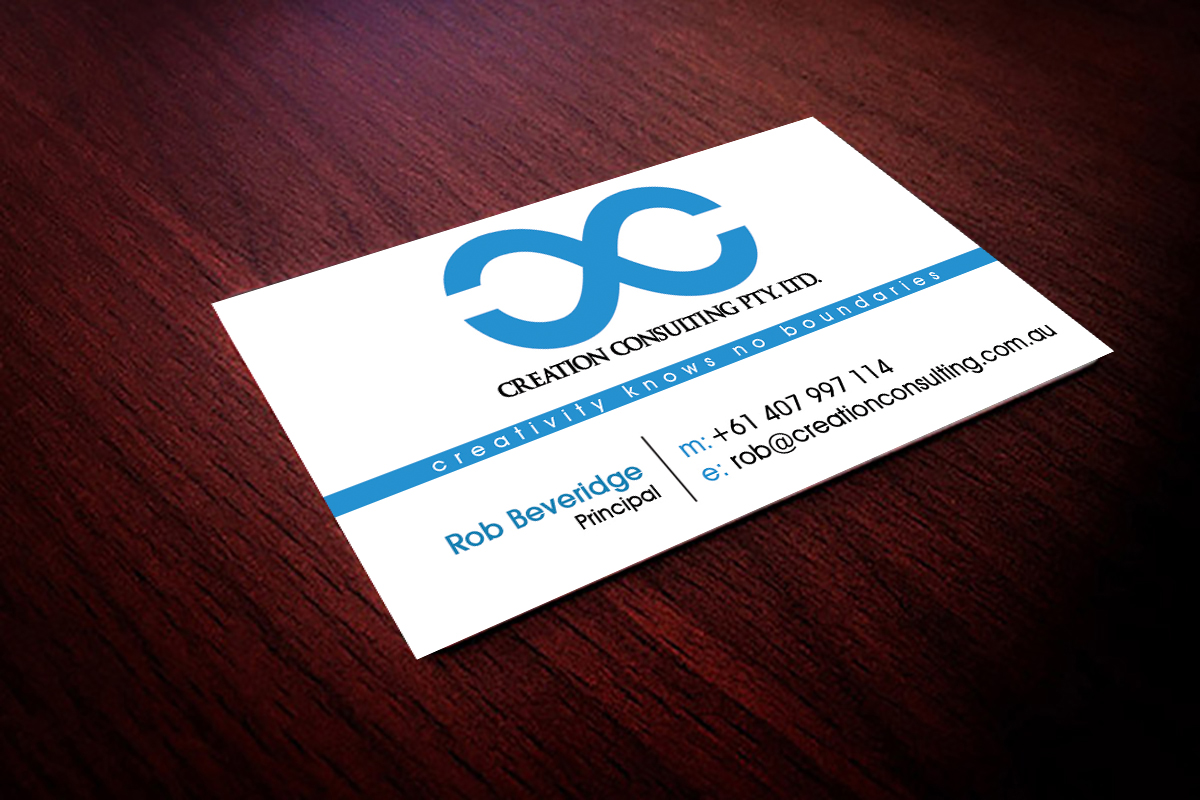 Business Card Design by Hardcore Design for Creation Consulting | Design #3310438