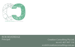 Business Card Design by saran86in for Creation Consulting | Design #3310384