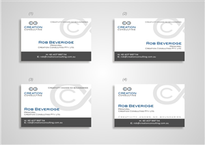 Diseño de Tarjeta de Presentación por Amduat Design para Creation Consulting | Diseño: #3311883