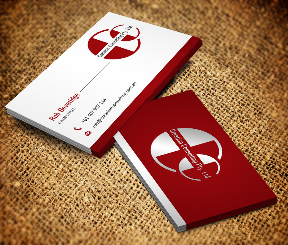 Business Card Design by Owaisias for Creation Consulting | Design #3305990