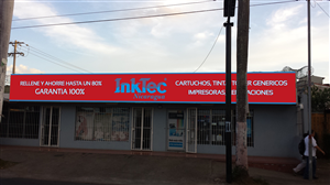 Retail store front sign. | Diseño de Señalética por desert_fox99