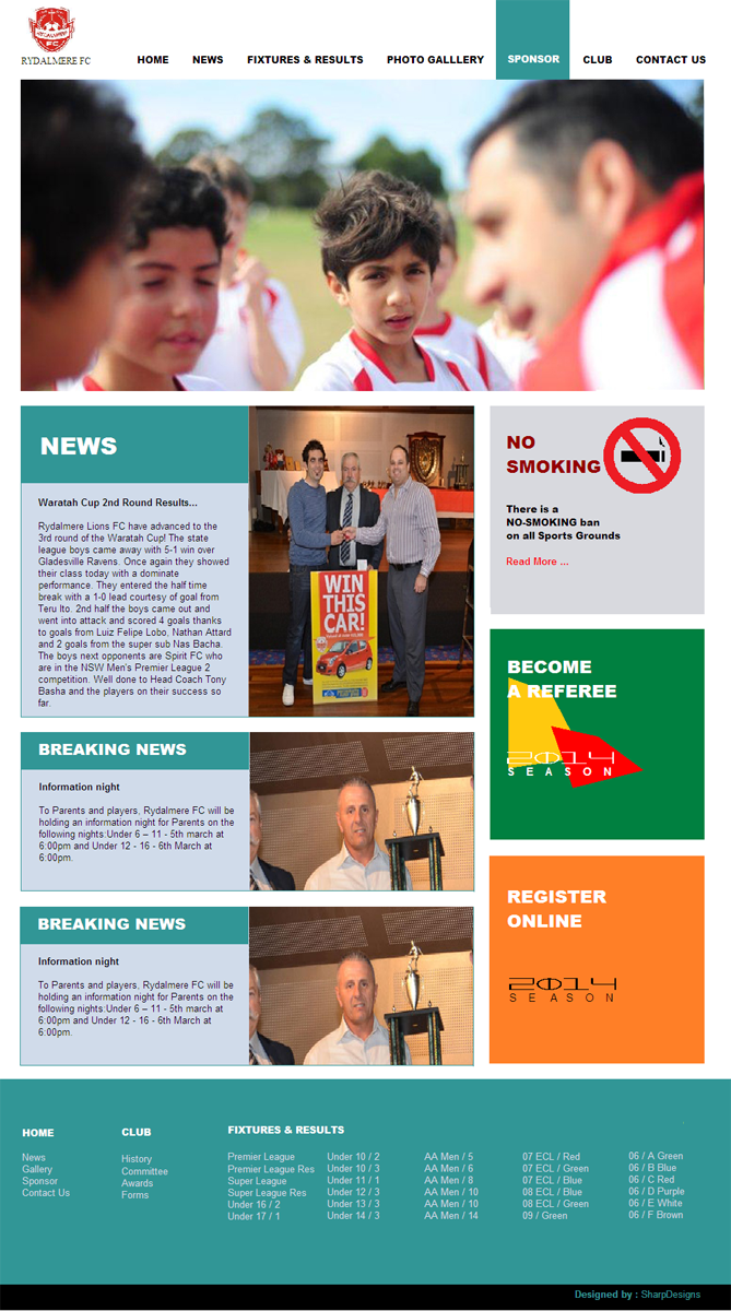 Web Design by coa for this project | Design #3417468