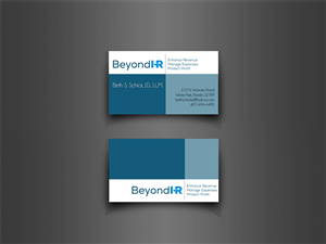 Business Card Design by a b c d sign