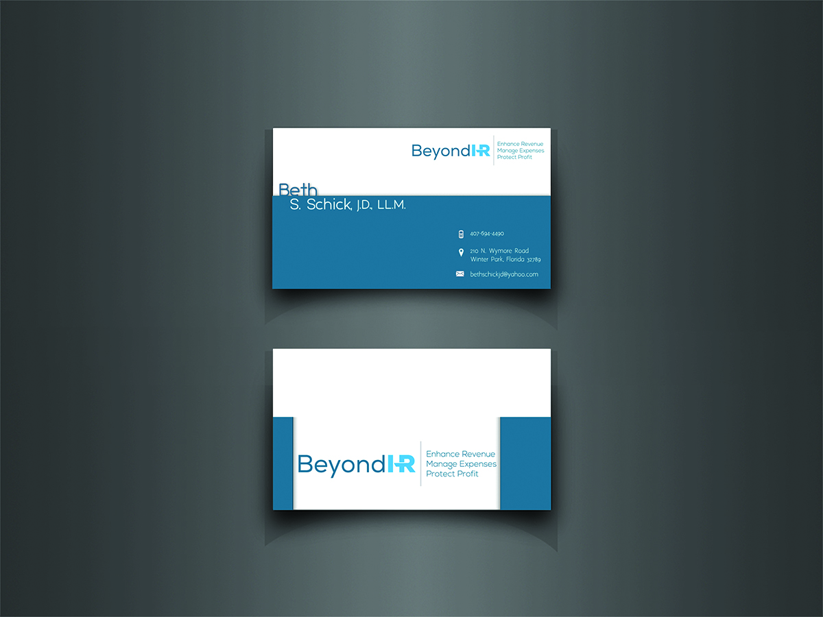 Business Card Design by a b c d sign for this project | Design #3332972