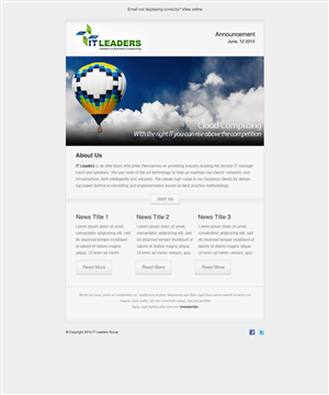 Diseño de Newsletter por Budi Tanrim