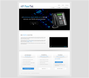 Web Design by aarsita for PeerTel | Design: #3394853