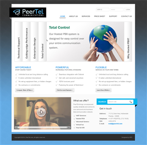 Web Design by M79 for PeerTel | Design: #3402619
