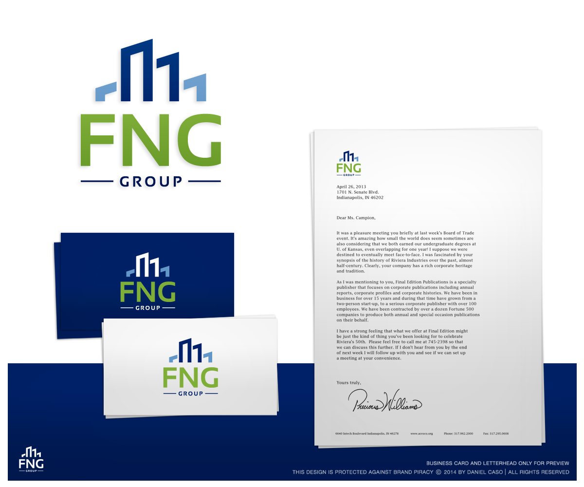 Logo Design by Daniel Caso Design for FNG GROUP P/L | Design #3322510