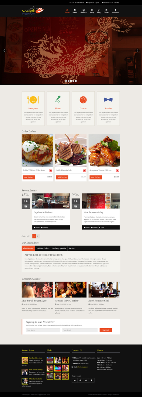 Wordpress Design by Da Miracle for IC-Hosting Pty Ltd | Design #3333949