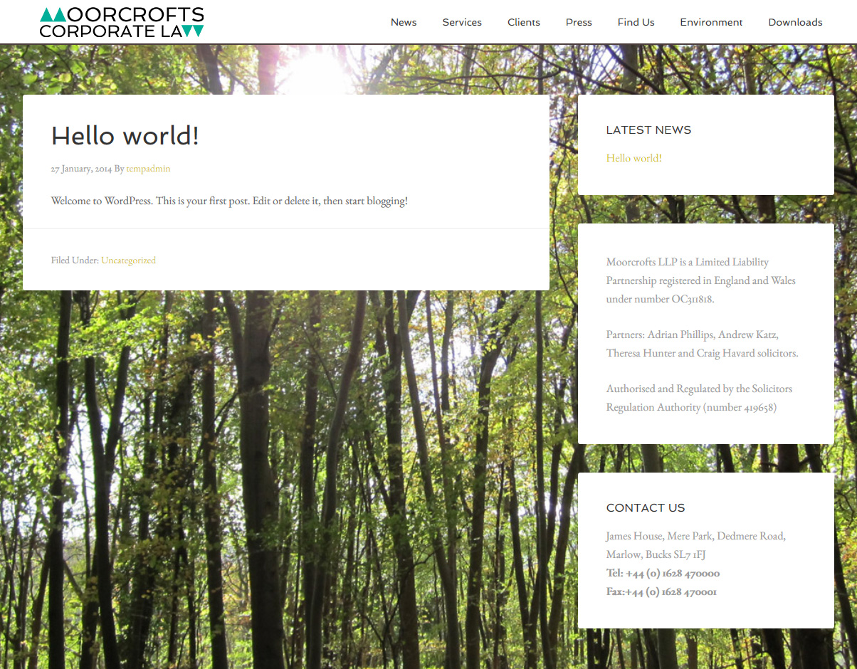 Diseño de Logo por Aintreally para Moorcrofts LLP | Diseño #3344486