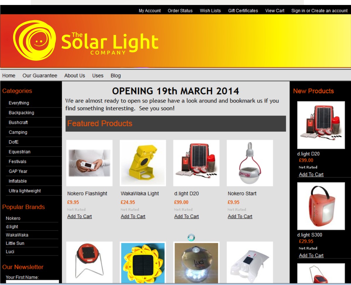Diseño de Logo por Anton@Lehnz para The Solar Light Company | Diseño #3320470