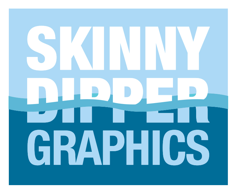Diseño de Logo por Innerworld Designs ltd. para Skinny Dipper Graphics | Diseño #3310594