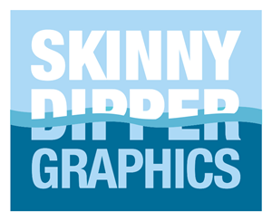 Diseño de Logo por Innerworld Designs ltd. para Skinny Dipper Graphics | Diseño #3310594