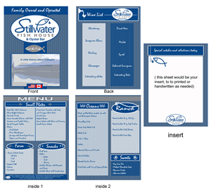 Menu Design by kriskros