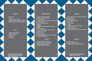 Menu Design by Bryan L. for this project | Design: #828919
