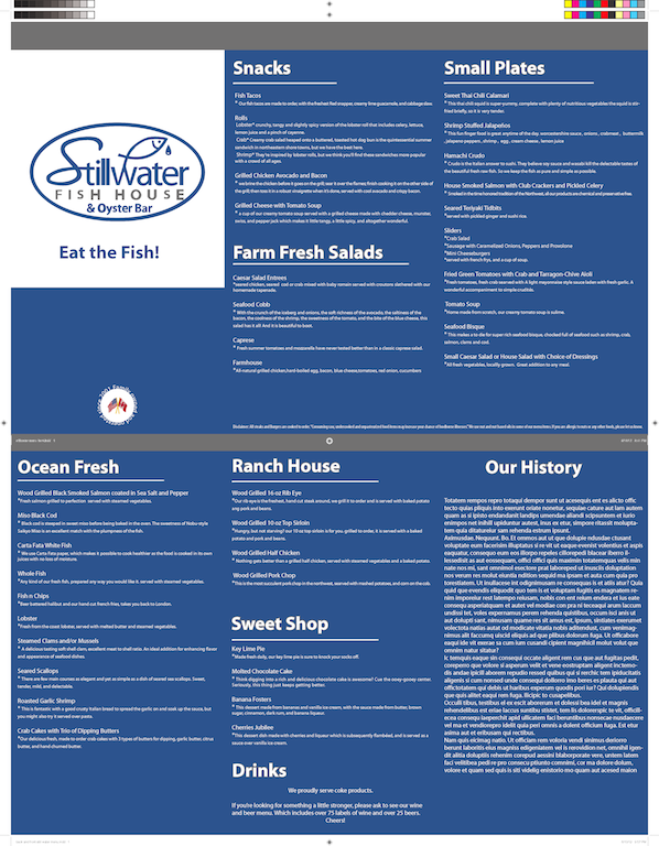 Menu Design by lancecgarcia for this project | Design #831158