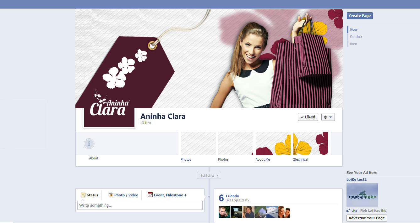Facebook-Design von lojke für dieses Projekt | Design: #3347476
