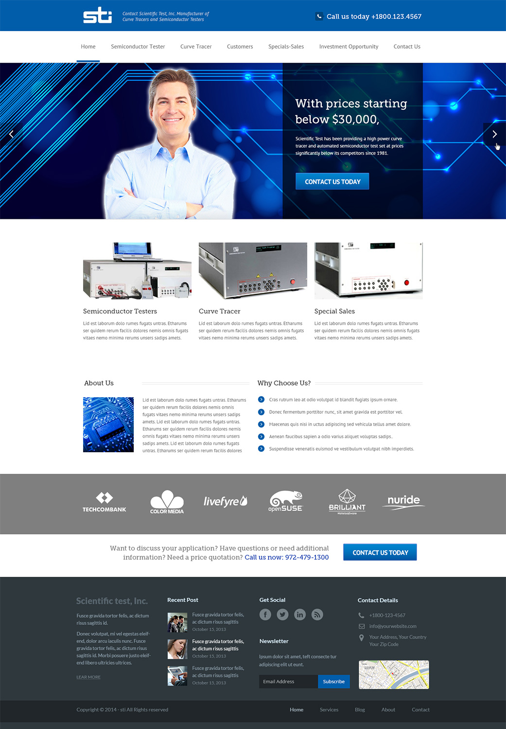 WordPress-Design von Emmanuel für Atomic Design & Consulting | Design #3312915