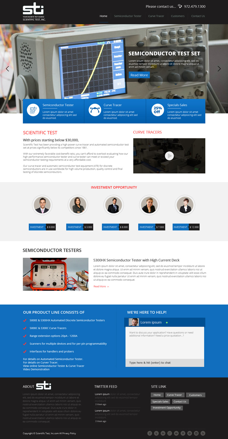 Wordpress Design by OM for Atomic Design & Consulting | Design #3322328