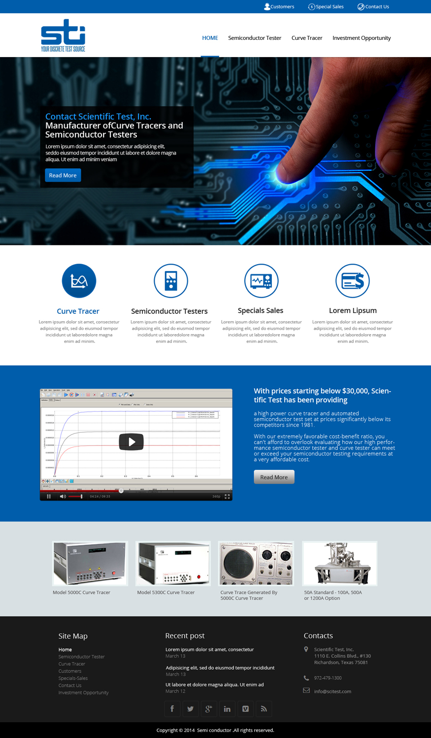 Wordpress Design by OM for Atomic Design & Consulting | Design #3322456