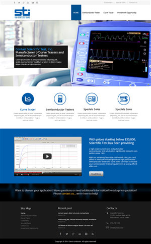 Wordpress Design by OM for Atomic Design & Consulting | Design: #3322458