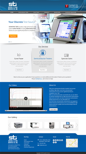Wordpress Design by OM for Atomic Design & Consulting | Design: #3328831
