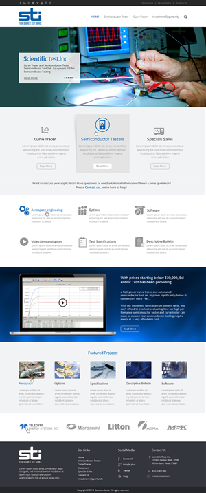 Wordpress Design by OM for Atomic Design & Consulting | Design: #3328835