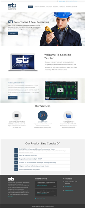 Wordpress Design by OM for Atomic Design & Consulting | Design: #3328965