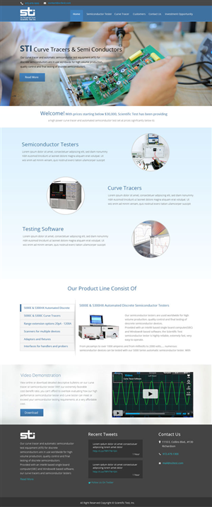 Wordpress Design by OM for Atomic Design & Consulting | Design: #3328966