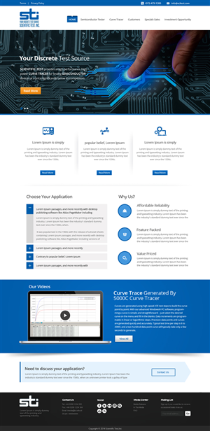 Wordpress Design by OM for Atomic Design & Consulting | Design: #3333862