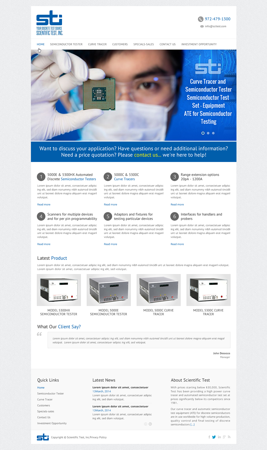 Wordpress Design by Sbss for Atomic Design & Consulting | Design #3323652