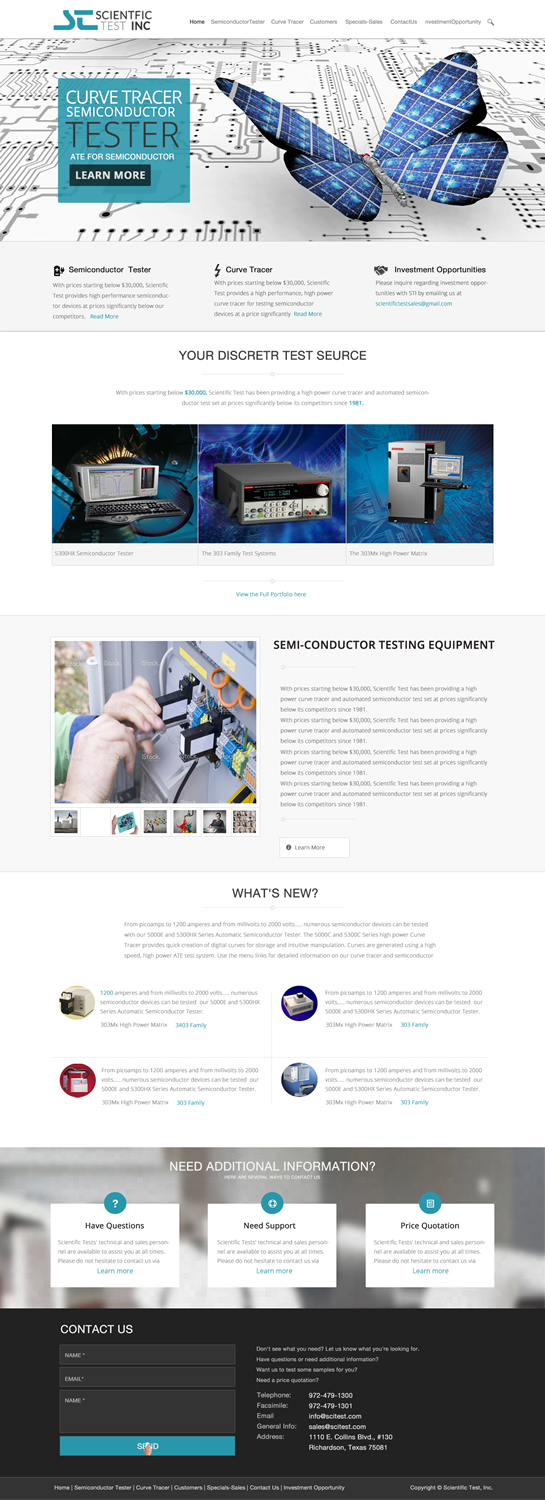 WordPress-Design von TechWise für Atomic Design & Consulting | Design #3323280