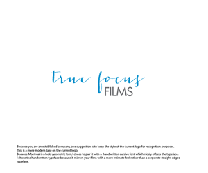 Logo Design by ark for True Focus Films | Design: #3311160
