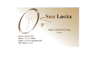 Business Card Design by nsa51southwest for Sun Looks | Design: #3333179