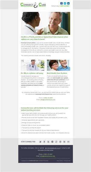 Design de Newsletter par Emmanuel pour ce projet | Design : #3325528