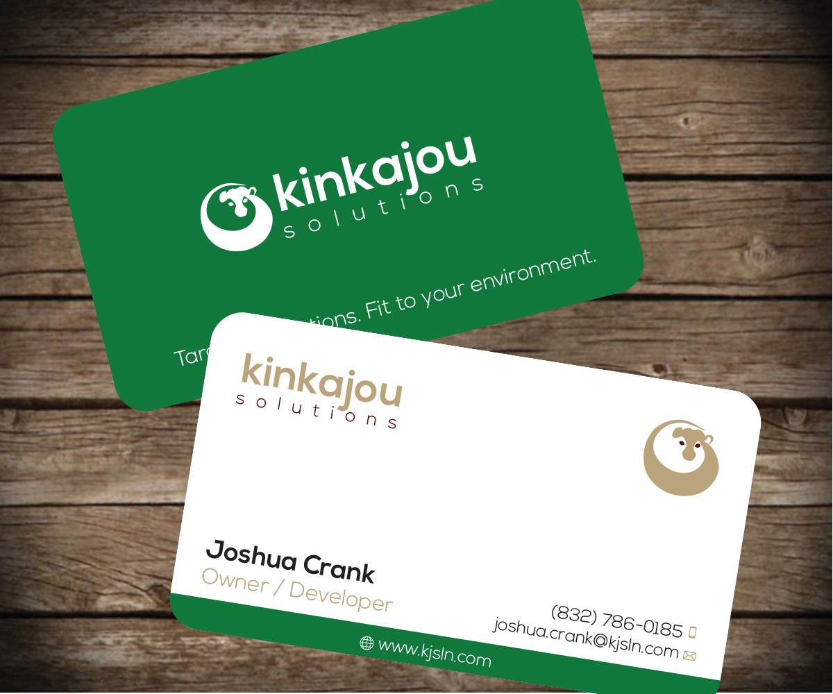 Business Card Design by Aaaron for Kinkajou Solutions | Design: #3341832