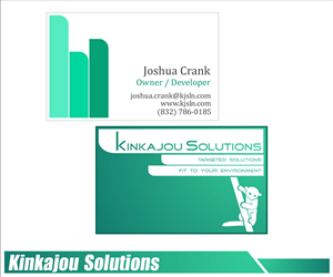 Business Card Design by hamkur for Kinkajou Solutions | Design: #3344532