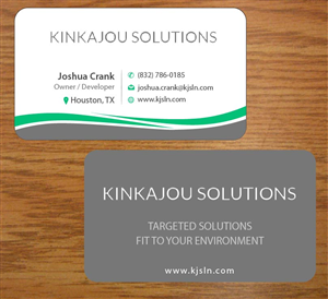 Business Card Design by Joy16589 for Kinkajou Solutions | Design: #3317623