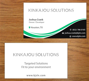 Business Card Design by Joy16589 for Kinkajou Solutions | Design: #3317625
