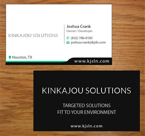 Business Card Design by Joy16589 for Kinkajou Solutions | Design: #3317662