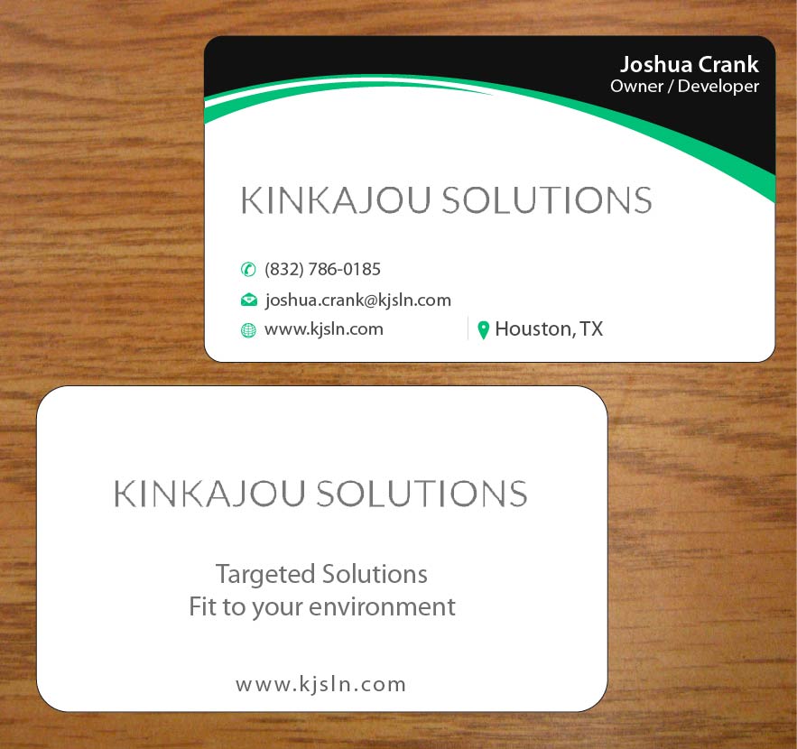 Visitenkarten-Design von Joy16589 für Kinkajou Solutions | Design #3317675