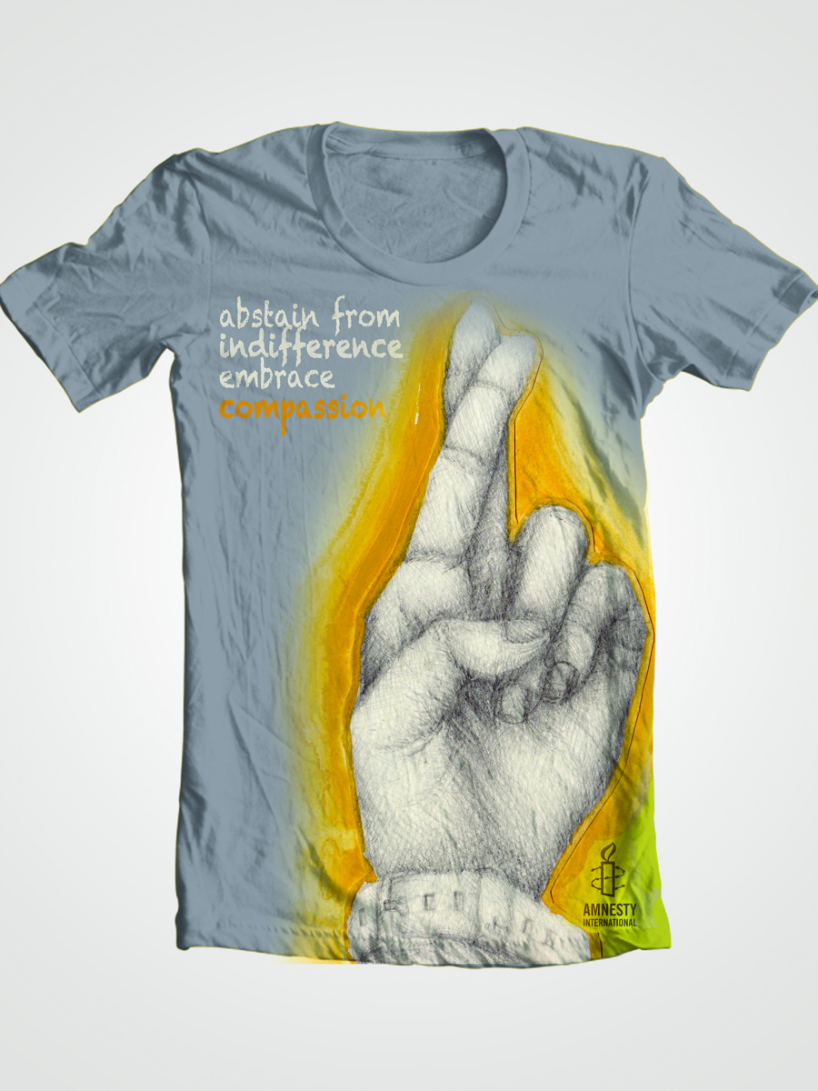 T-shirt Design by Si Han for Amnesty International Australia | Design #846626