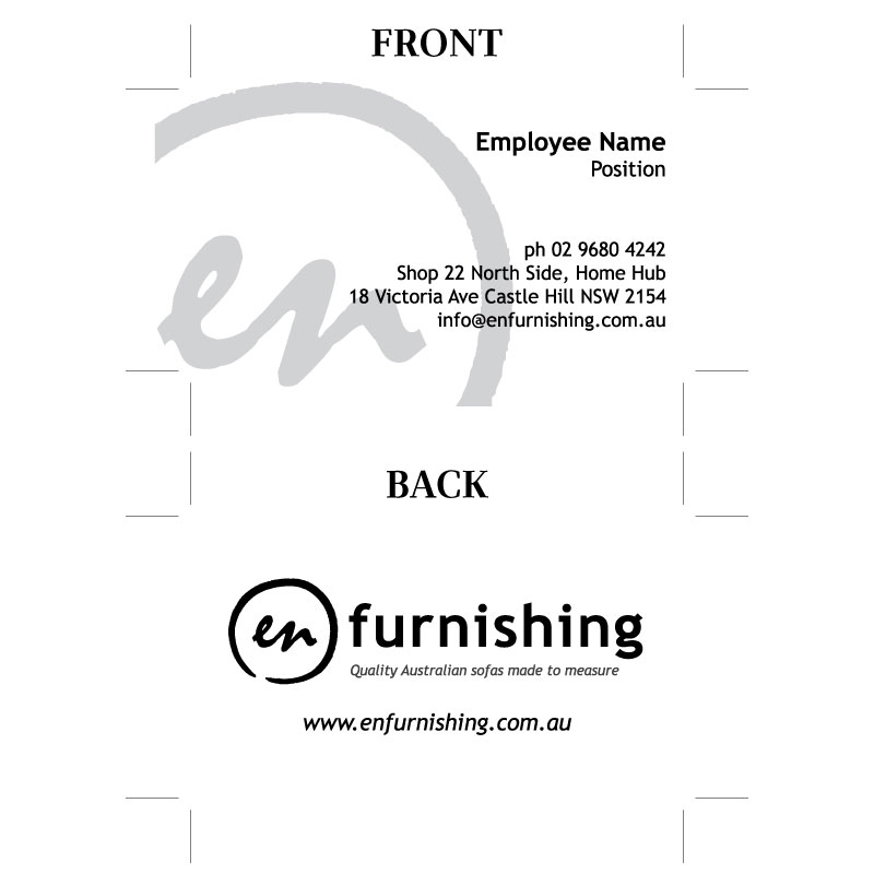 Business Card Design by A H Design for En Furnishing | Design #3310567